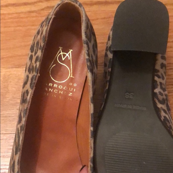 Marroqui Sanchez Leopard print Block Heels - Picture 8 of 8